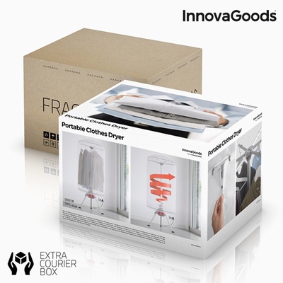 Secadora de Ropa Port�til Innovagoods 1000w Blanco